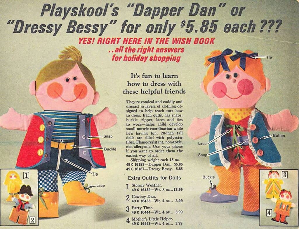 Dapper Dan and Dressy Bessy Toys