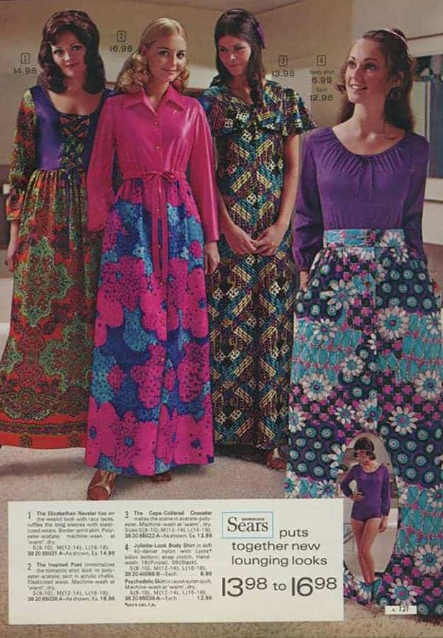 Groovy Hostess Dress from the Sears Catalog