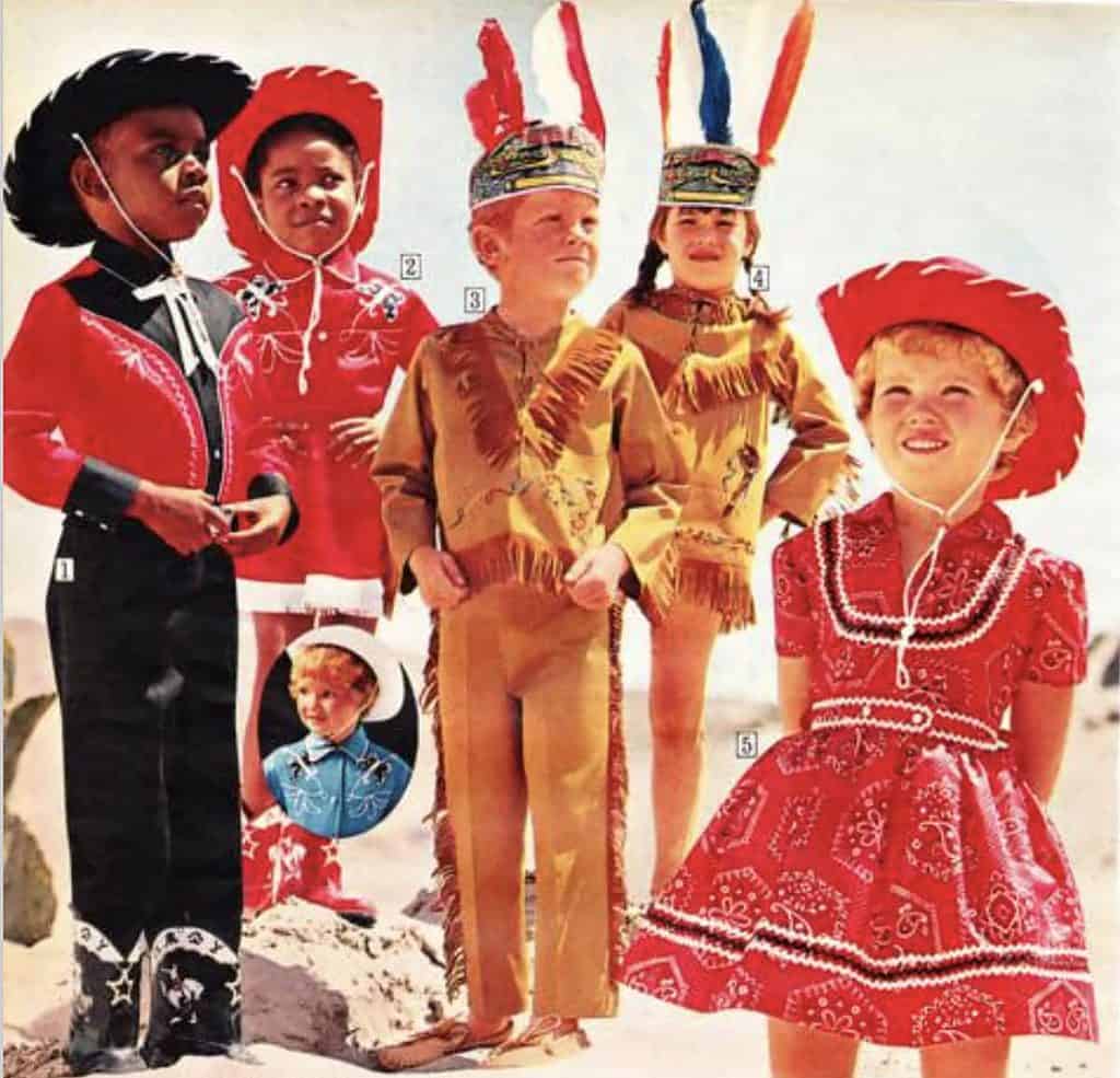 Popular Toys of 1970 - Cowboy and Indian Costumes