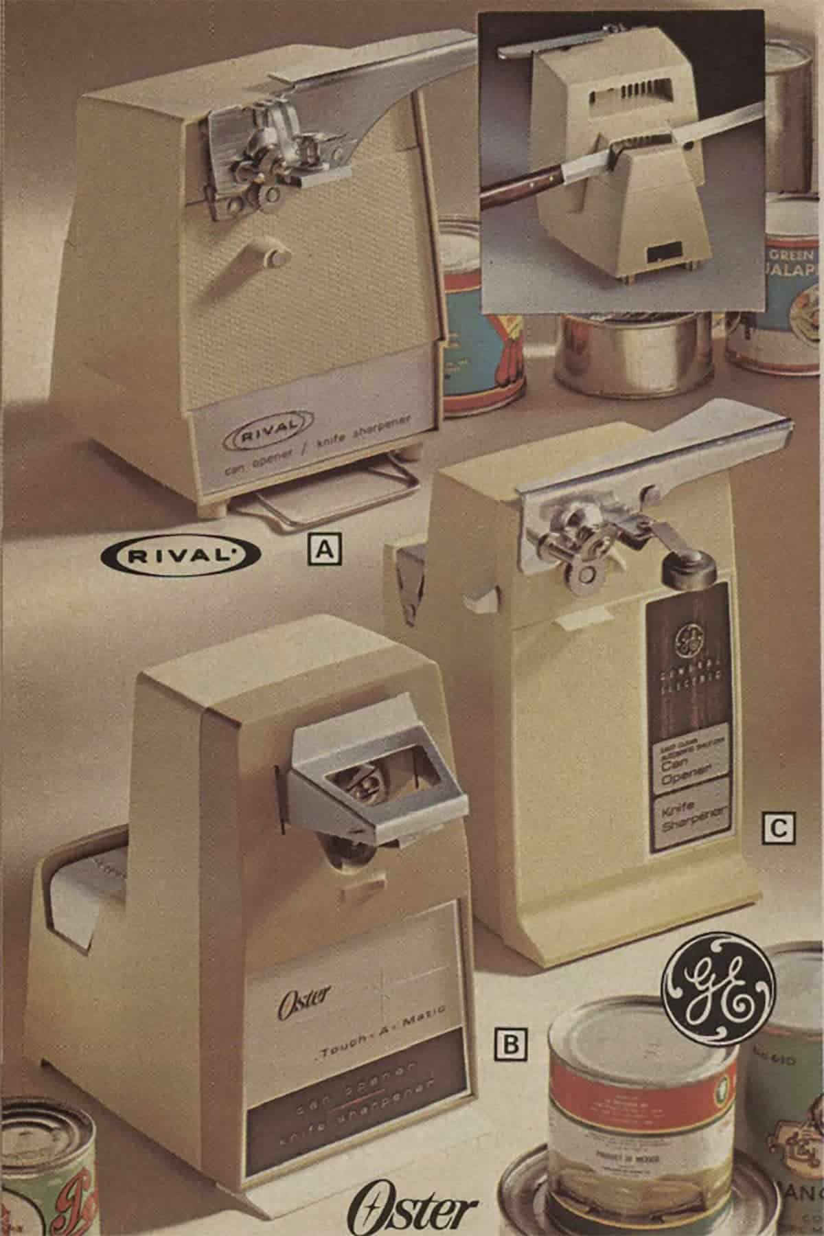 Electric Can Opener 1970s