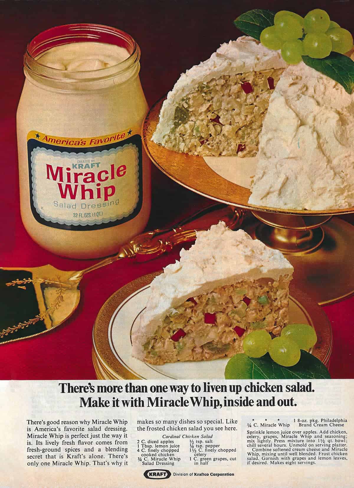 Wow Your Guests with this Frosted Chicken Salad Recipe from the 1970s